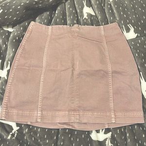 wild fable jean mini skirt.